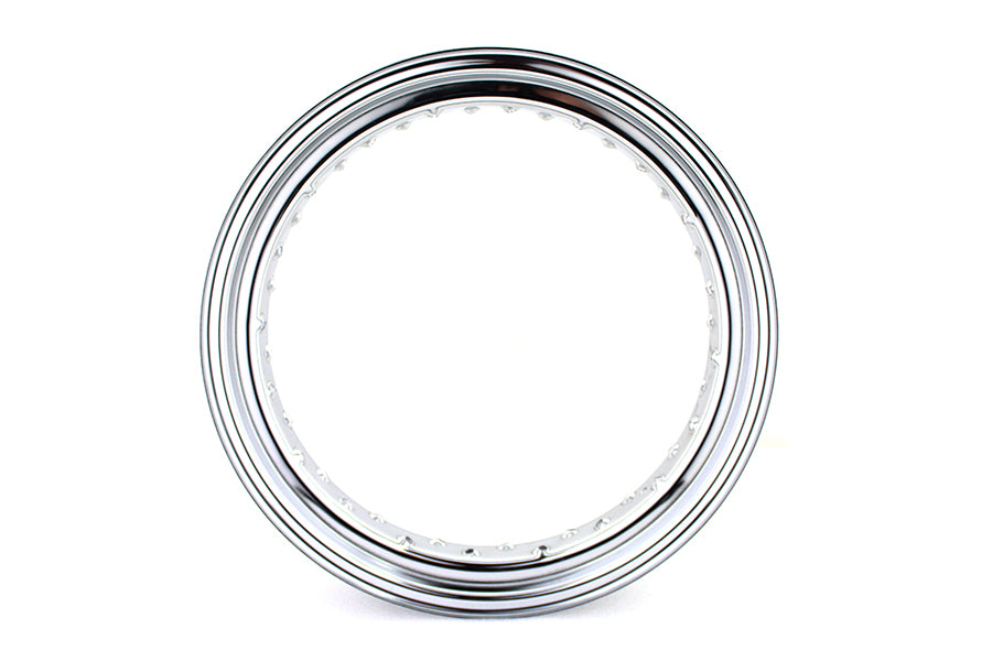 52-1045 - 18 inch x 3.50 inch Drop Center Rim Chrome by V-Twin