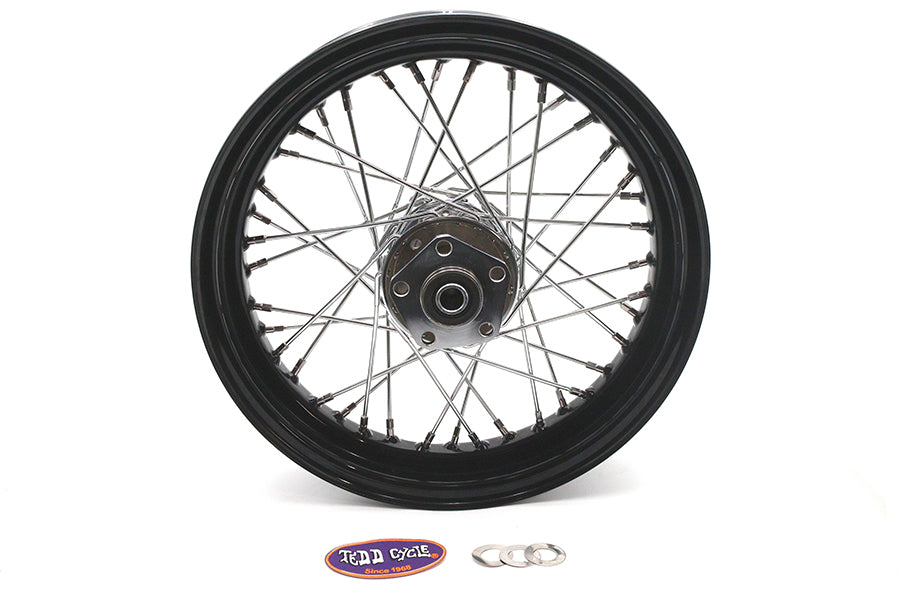 52-1048 - 16 inch x 3.00 inch Rear Spoke Wheel by V-Twin