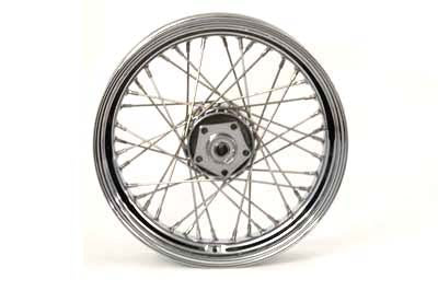 52-1094 - 16 inch x 3.50 inch Replica Front or Rear Spoke Wheel by V-Twin