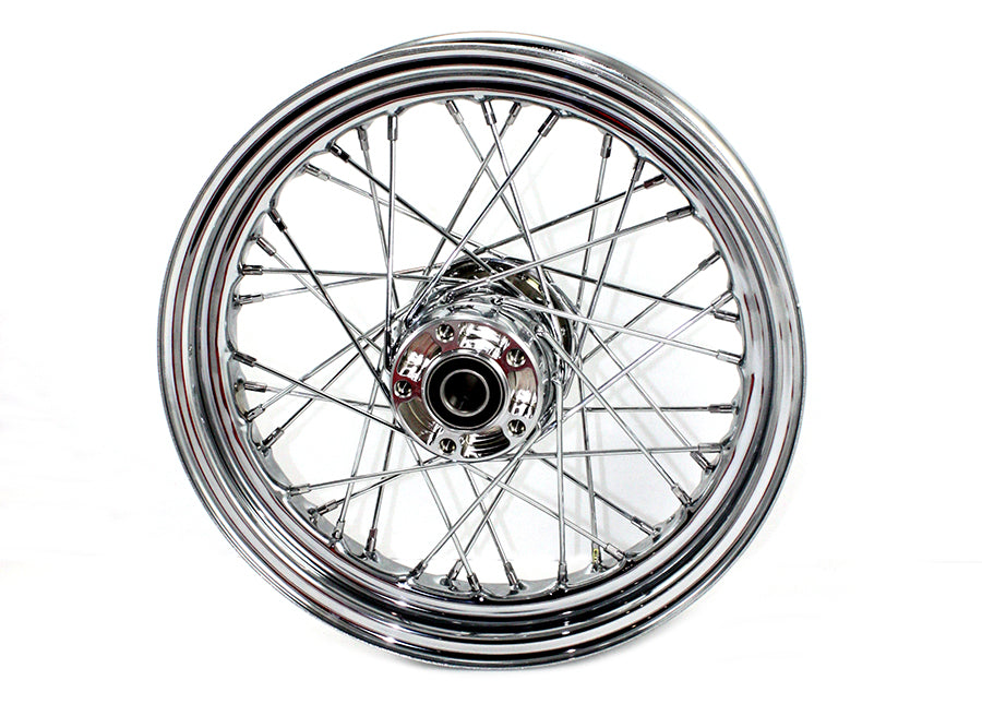 52-1099 - 16 inch x 3.00 inch Rear Spoke Wheel by V-Twin