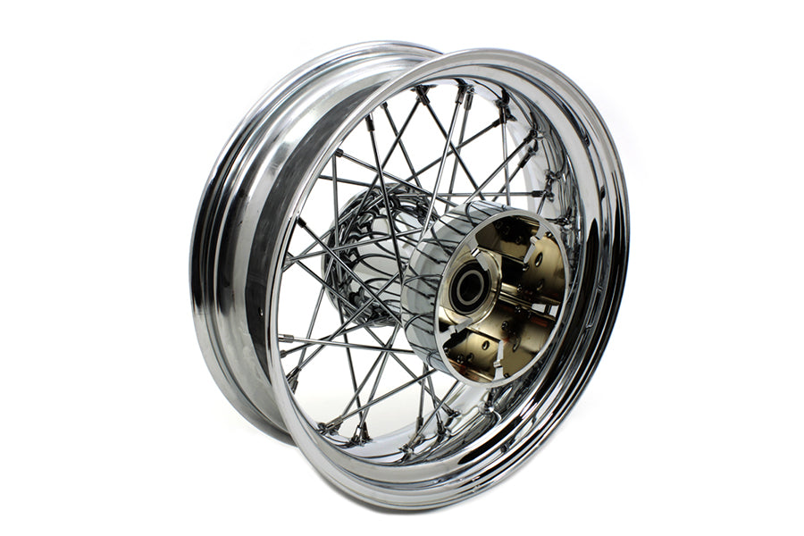 52-1289 - 16 inch x 5.00 inch Replica Rear Spoke Wheel by V-Twin