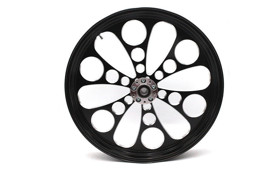 52-1409 - 23 inch x 3.5 inch Kool Kat Front Wheel Black Cut by Ultima