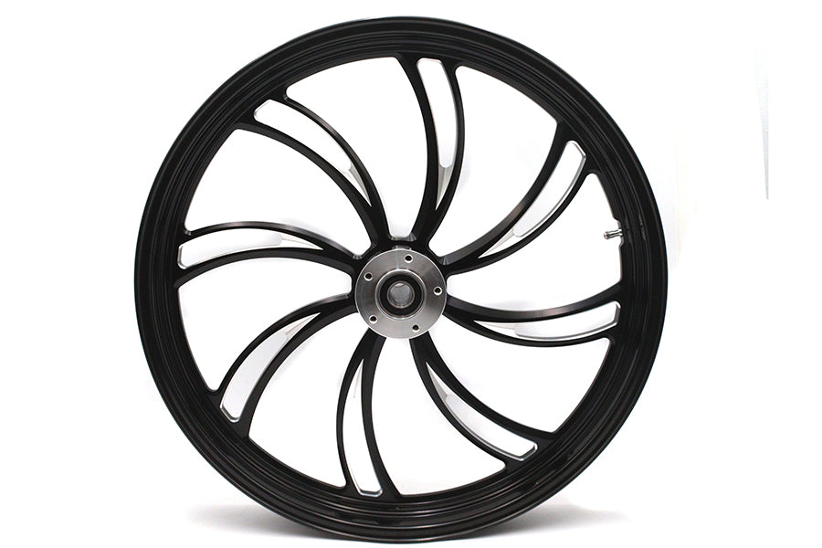 52-1419 - 23 inch x 3.5 inch Vortex Front Wheel Black Cut by Ultima