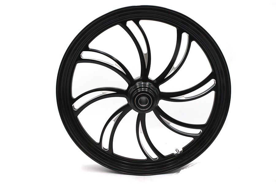 52-1432 - 21 inch x 2.15 inch Vortex Front Wheel Black Cut by Ultima