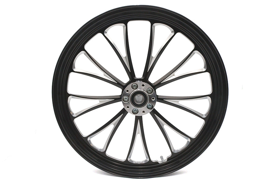 52-1435 - 21 inch x 2.15 inch Manhattan Front Wheel Black Cut by Ultima