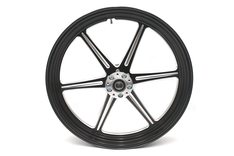 52-1439 - 21 inch x 3.5 inch Revolver Front Wheel Black Cut by Ultima