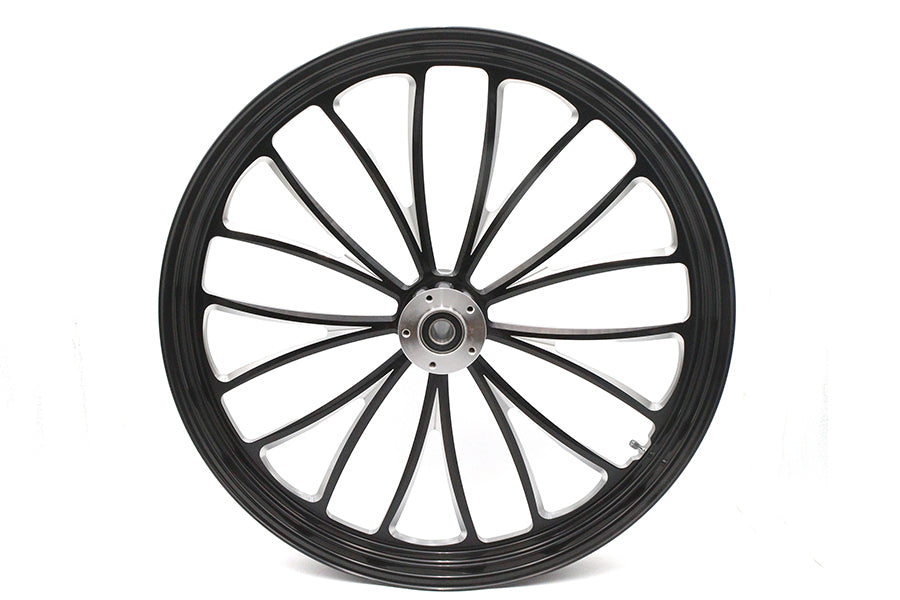 52-1443 - 26 inch x 3.5 inch Manhattan Front Wheel Black Cut by Ultima
