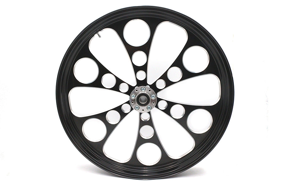 52-1446 - 26 inch x 3.5 inch Kool Kat Front Wheel Black Cut by Ultima