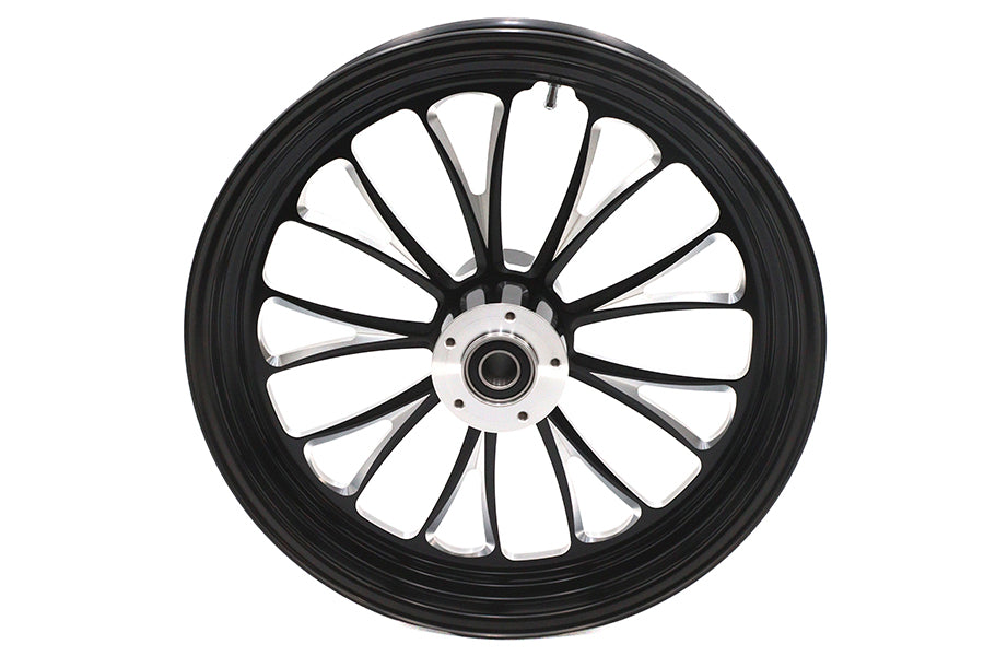 52-1448 - 18 inch x 3.5 inch Manhattan Front Wheel Black Cut by Ultima
