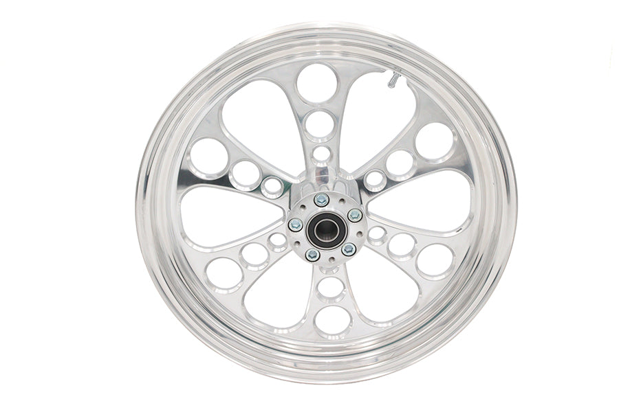 52-1449 - 18 inch x 3.5 inch Kool Kat Front Wheel Polished Aluminum by Ultima