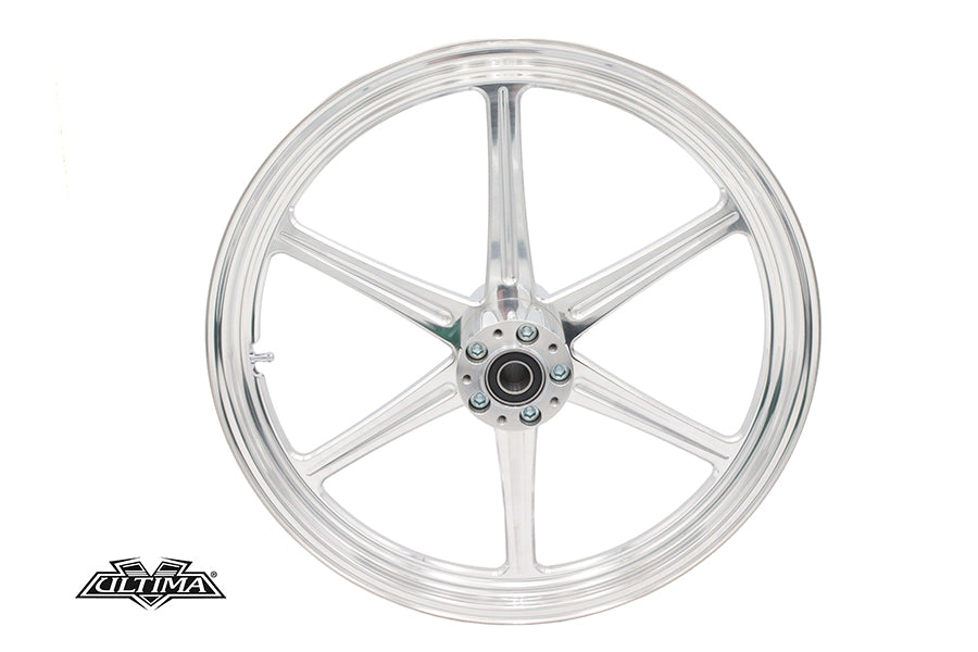 52-1450 - 21 inch x 2.15 inch Revolver Front Wheel Polished Aluminum by Ultima