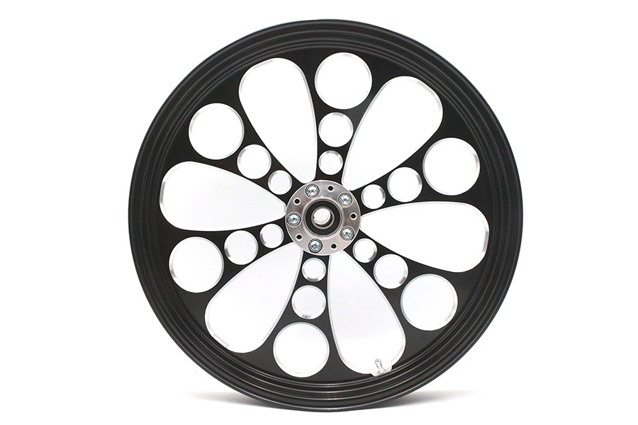 52-1453 - 21 inch x 2.15 inch Kool Kat Front Wheel Black Cut by Ultima