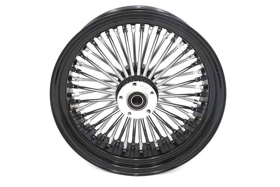 52-1461 - 16 inch x 5.5 inch King Spoke Rear Wheel Black/Chrome by Ultima