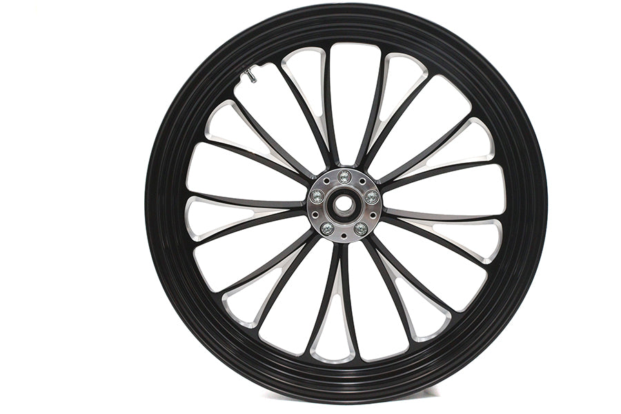 52-1471 - 21 inch x 3.5 inch Manhattan Front Wheel Black Cut by Ultima