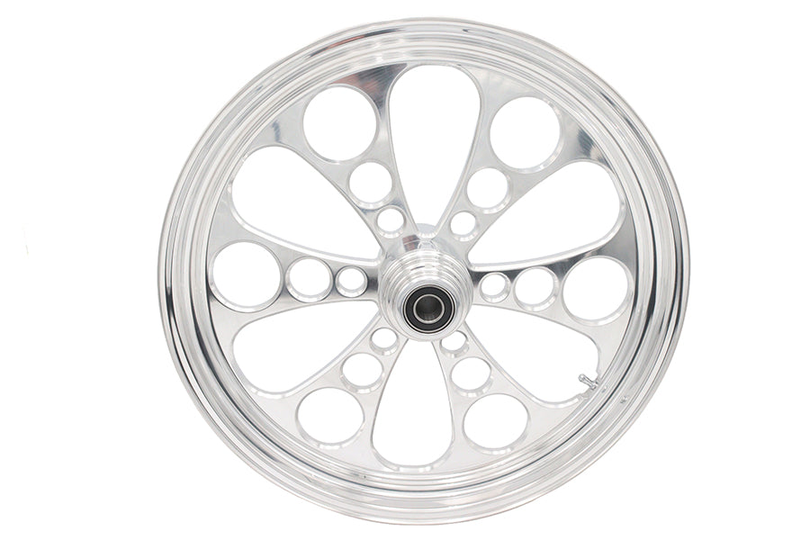 52-1476 - 21 inch x 3.5 inch Kool Kat Front Wheel Polished Aluminum by Ultima