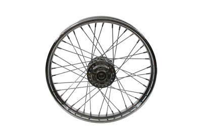 52-2002 - 21 inch x 2.15 inch Replica Front Spoke Wheel by V-Twin