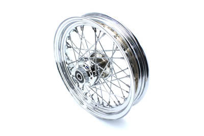 52-2006 - 16 inch x 3.00 inch Replica Front Spoke Wheel by V-Twin