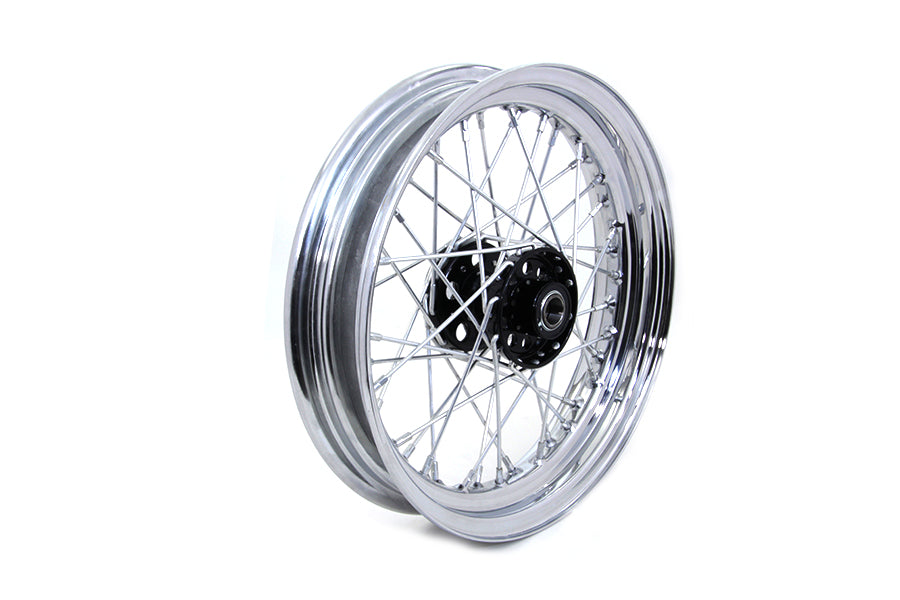 52-2047 - 16 inch x 3.00 inch Replica Front or Rear Spoke Wheel by V-Twin