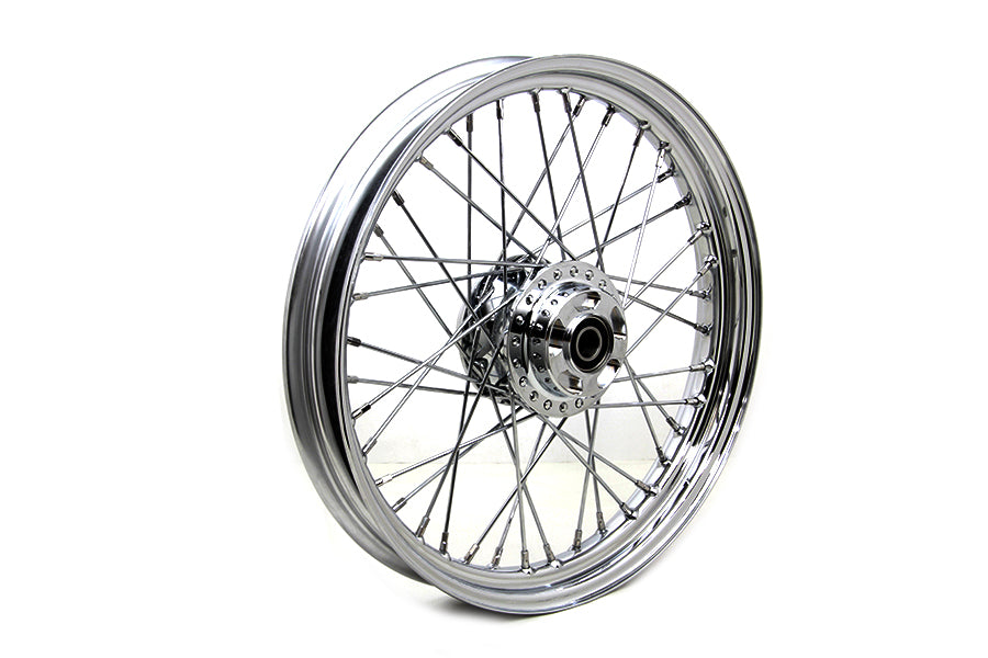 52-2051 - 19 inch x 2.50 inch Front Spoke Wheel by V-Twin
