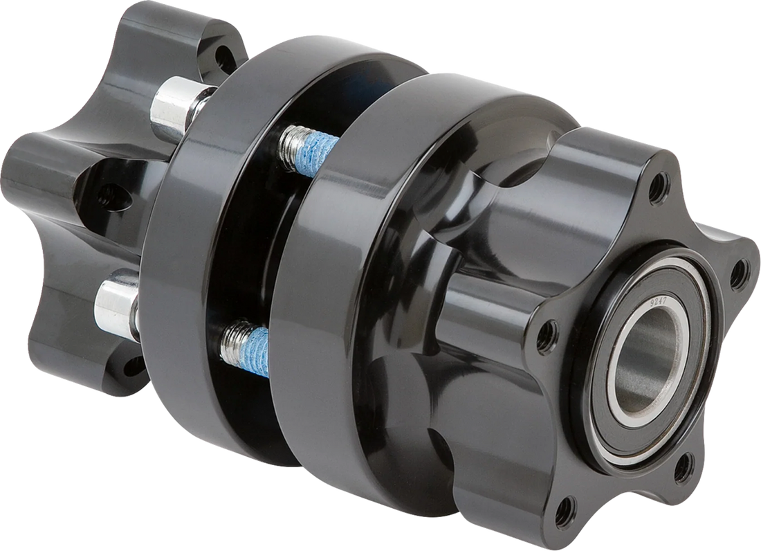 ARLEN NESS Hub - Cartridge - Front/Dual Disc - Black - Softail Low Rider S/ST/El Diablo 71-652