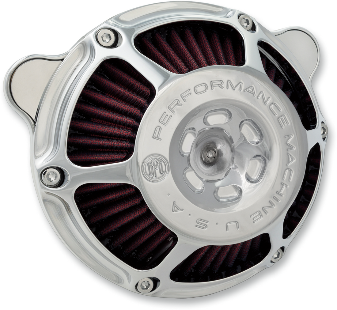 PERFORMANCE MACHINE (PM) Max HP Air Cleaner Kit - Chrome 0206-2164-CH