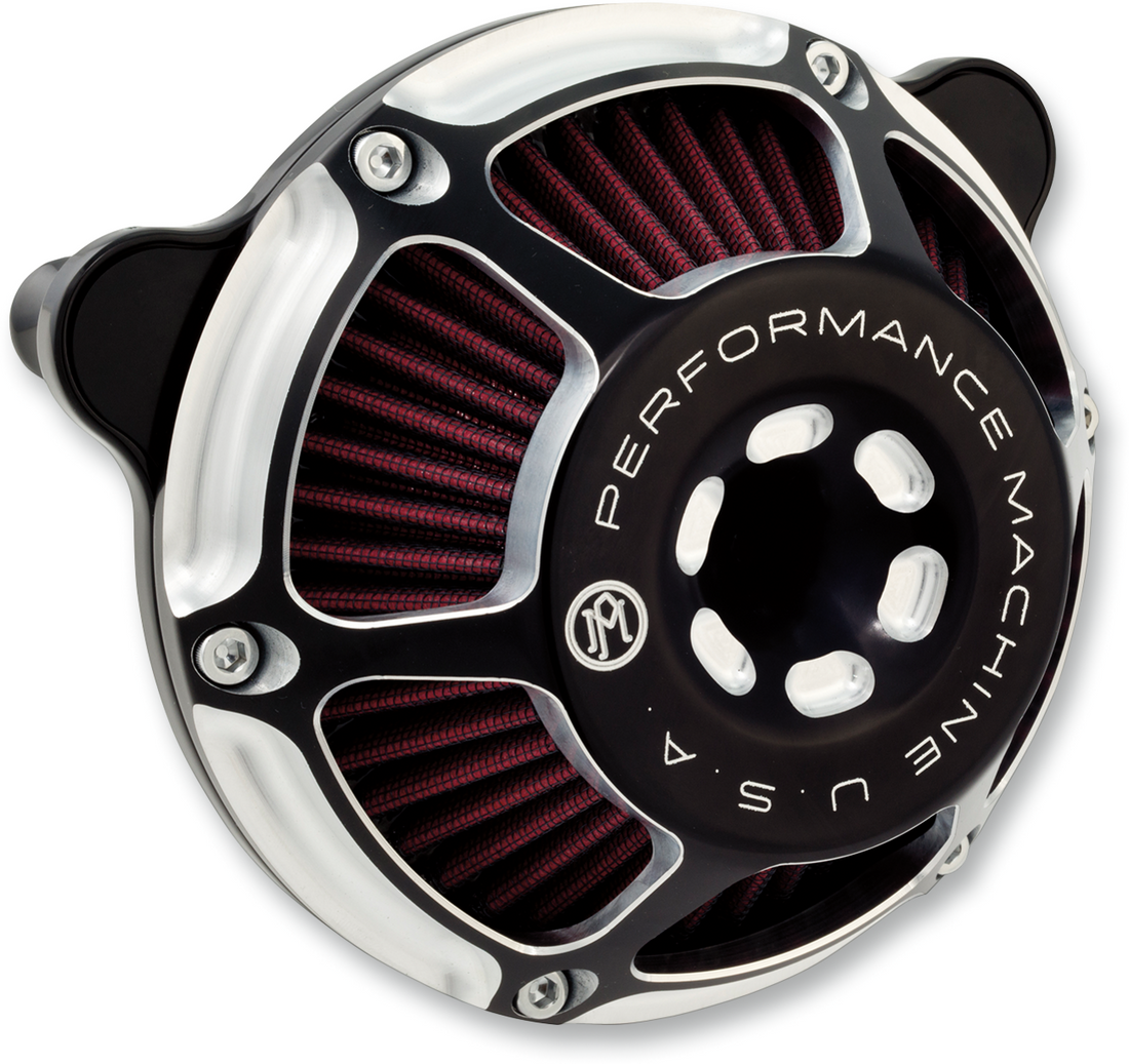PERFORMANCE MACHINE (PM) Max HP Air Cleaner Kit - Contrast Cut™ 0206-2164-BM