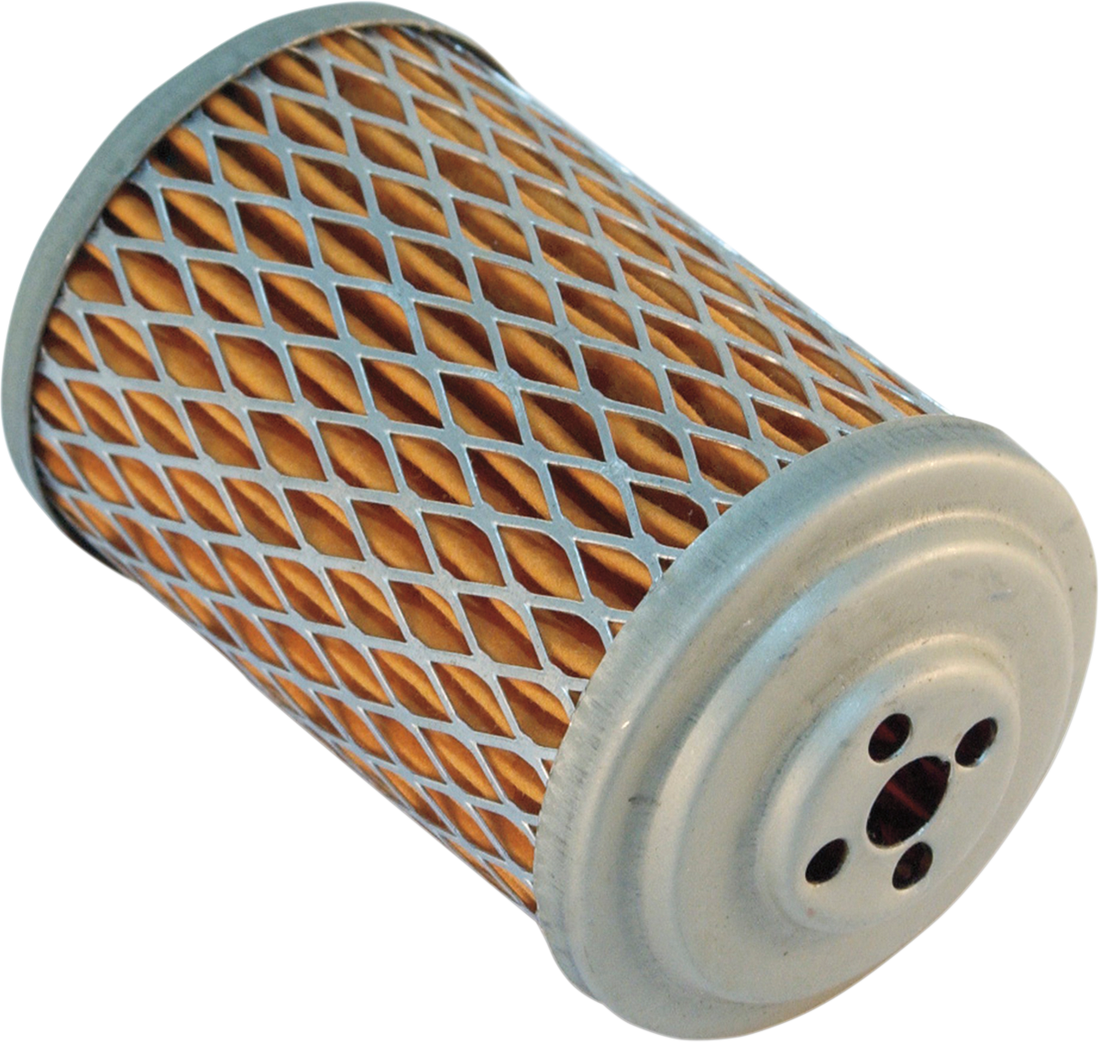 EMGO Oil Filter - Silver/Orange - Harley-Davidson 10-28310