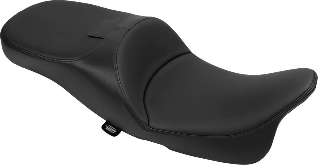 DRAG SPECIALTIES SEATS Extended Reach Freedom Seat - Solar Leather - Smooth Vinyl - FLT/FLH '09-'25 4696E