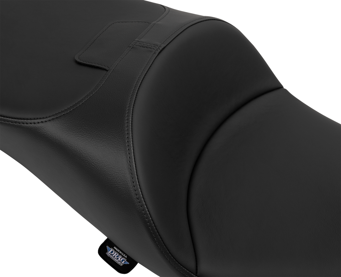 DRAG SPECIALTIES SEATS Extended Reach Freedom Seat - Solar Leather - Smooth Vinyl - FLT/FLH '09-'25 4696E