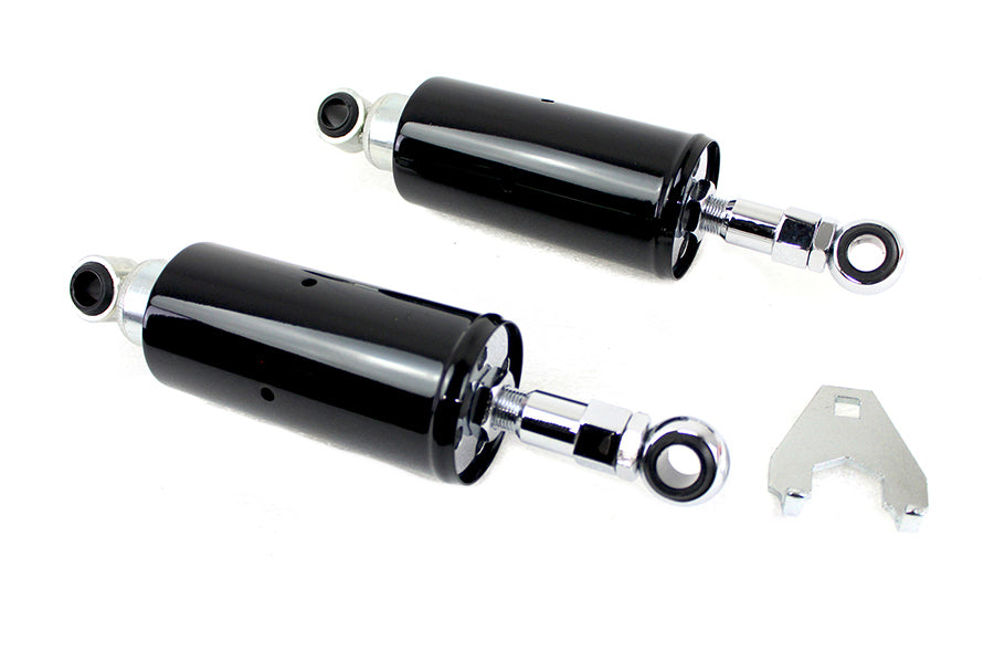 54-0188 - Shock Set Adjustable Black by V-Twin