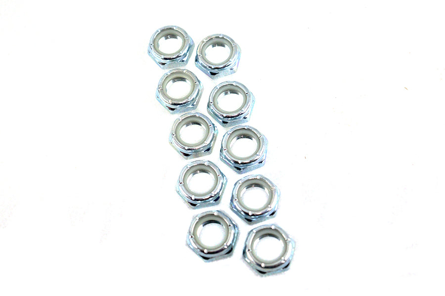 54-0422 - Zinc Nyloc Shock Stud Nut by V-Twin