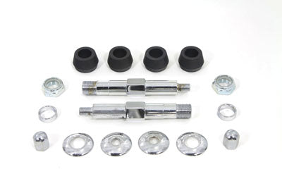 54-0445 - Chrome Upper Rear Shock Stud Kit by V-Twin
