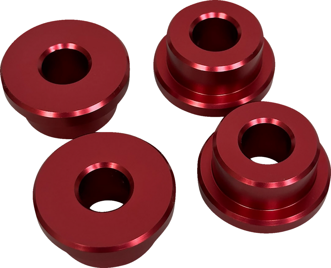 PRO-ONE PERF.MFG. Solid Riser Bushing Kit - Red 103050R