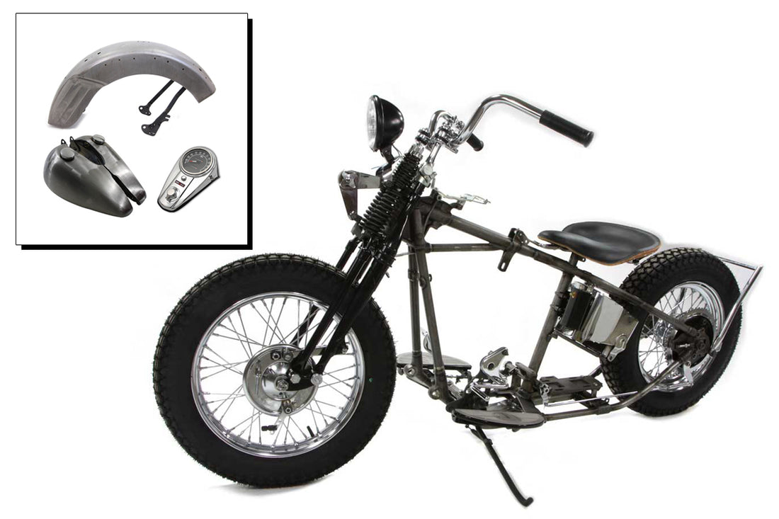 55-1967 - Replica Shovelhead/Panhead Bobber Chassis Kit by V-Twin