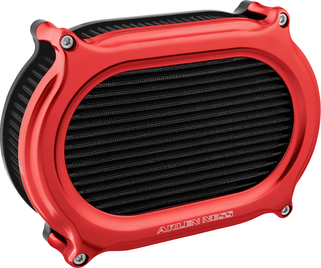 ARLEN NESS Stage 2 Oval Air Cleaner Kit - Red 600-178