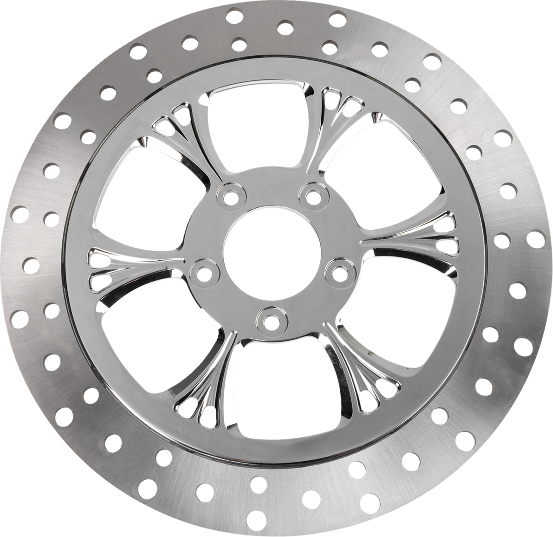 RC COMPONENTS Floating Brake Rotor - Front Right - Majestic - 320 mm - Chrome ZSSCOG320A-102C-RF2K