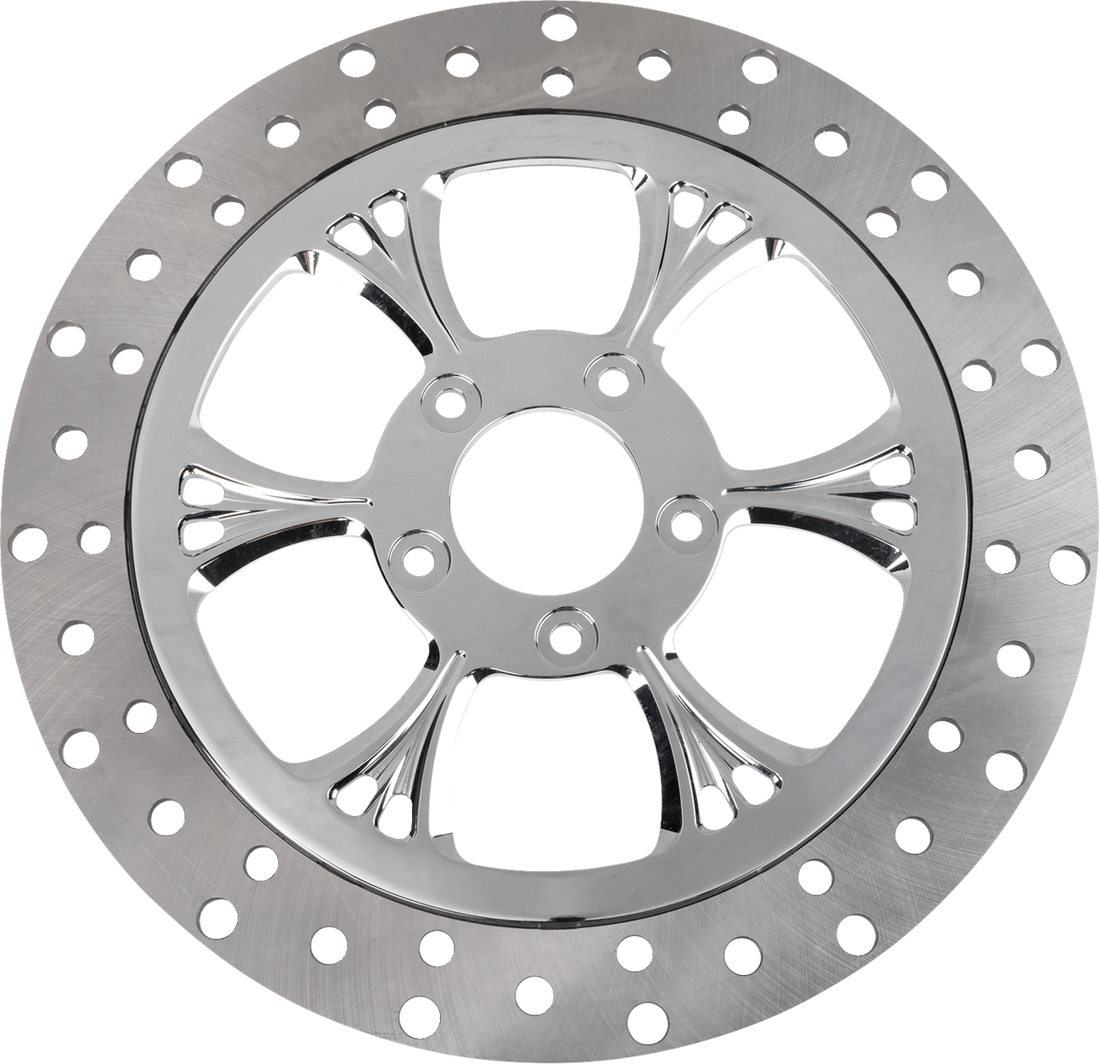 RC COMPONENTS Floating Brake Rotor - Front Left - Majestic - 320 mm - Chrome ZSSCOG320A-102C-LF2K
