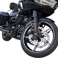 ARLEN NESS Wheel with Hub/Adapter - Factory 24 - Front - Black/Contrast Cut - 21x3.5 91-654
