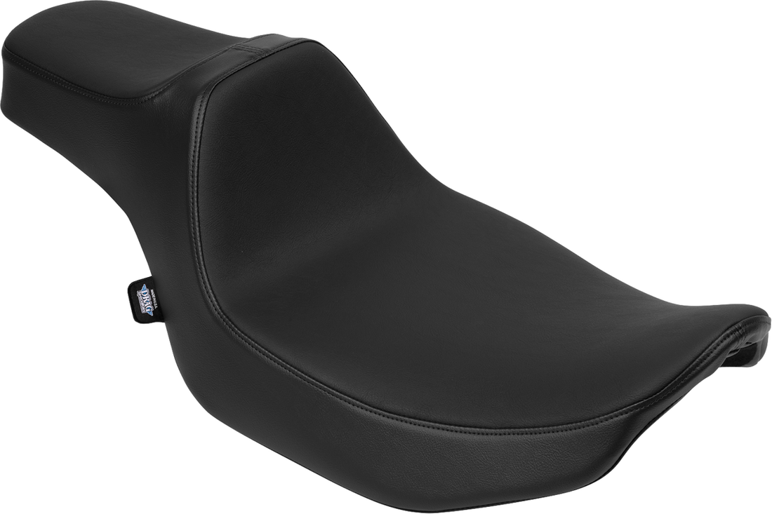 DRAG SPECIALTIES SEATS Extended Reach Predator III Seat - Vinyl - Smooth - FLT/FLH '23-'25 4706A