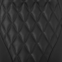 MUSTANG Wide Tripper™ Seat - Solo - Black Stitching - FLT/FLH '23-'25 88503
