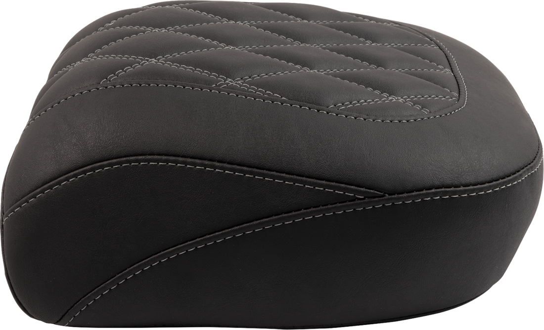MUSTANG Wide Tripper™ Seat - Passenger - Gun Metal Stitching - FLT/FLH '23-'25 88511GM