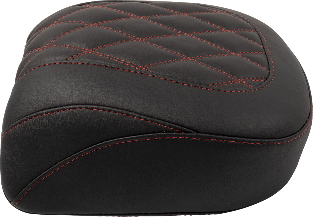MUSTANG Wide Tripper™ Seat - Passenger - Dark Cherry Stitching - FLT/FLH '23-'25 88511DC
