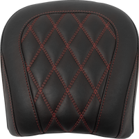 MUSTANG Wide Tripper™ Seat - Passenger - Dark Cherry Stitching - FLT/FLH '23-'25 88511DC