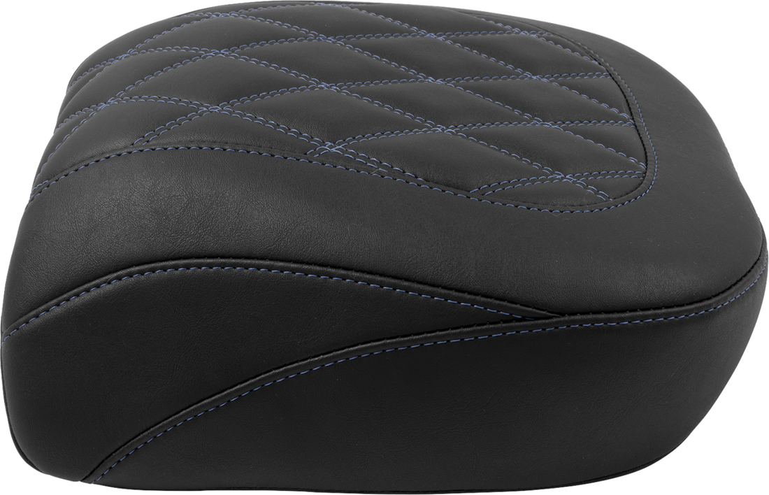 MUSTANG Wide Tripper™ Seat - Passenger - Sky Blue Stitching - FLT/FLH '23-'25 88511SB