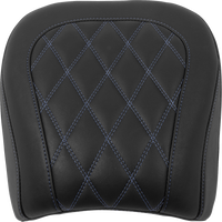 MUSTANG Wide Tripper™ Seat - Passenger - Sky Blue Stitching - FLT/FLH '23-'25 88511SB