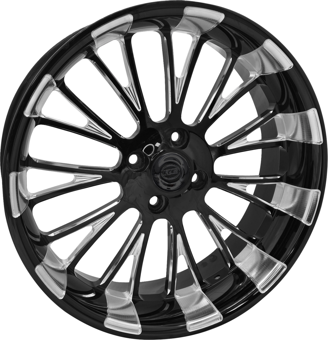 RC COMPONENTS Wheel - Dynasty - Rear - Black Eclipse - 18x7 - Trike 0318700-117E-TR