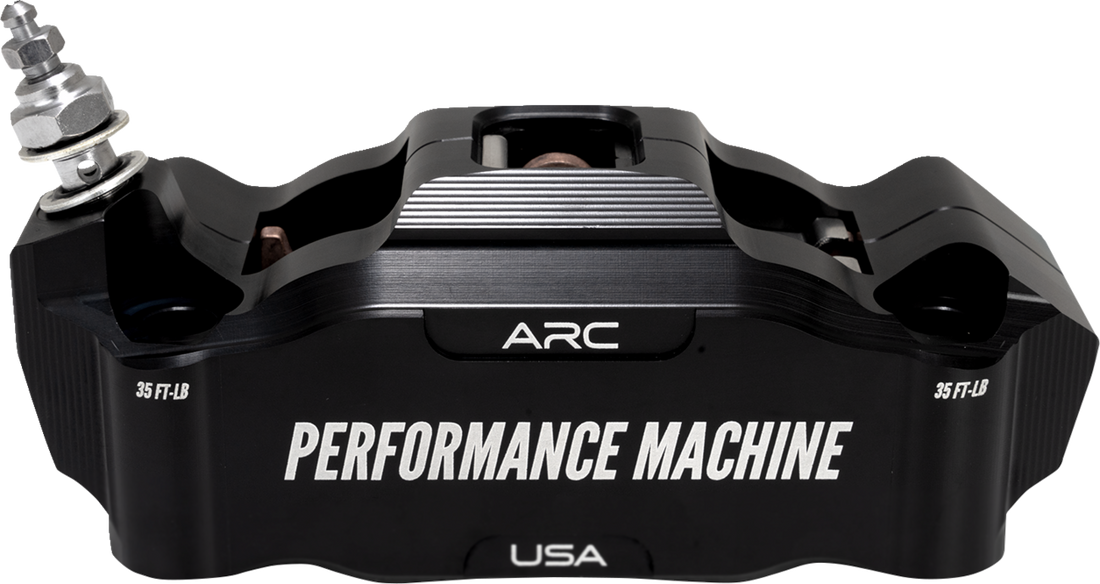 PERFORMANCE MACHINE (PM) Radial Mount Caliper - Front Left - Black Anodized 0052-2427-MB