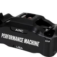 PERFORMANCE MACHINE (PM) Radial Mount Caliper - Front Left - Black Anodized 0052-2427-MB