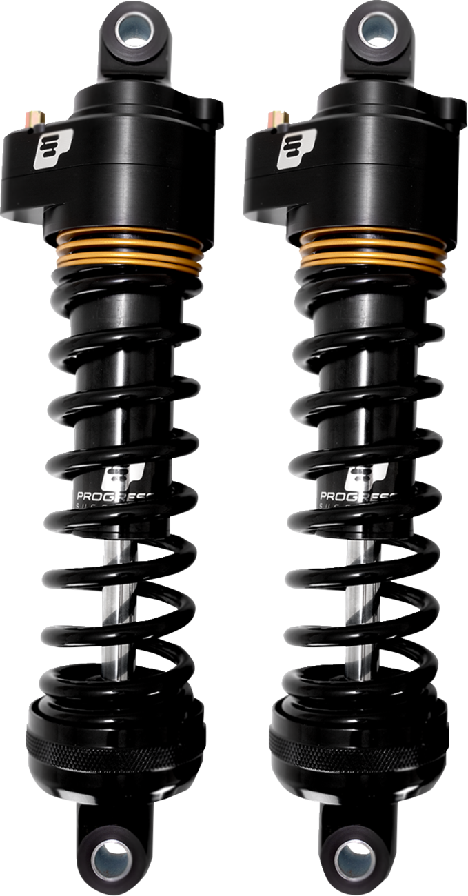 PROGRESSIVE SUSPENSION 944 Series Shock - 12.5" - 11" Ride Height - Ultra Low-QPS - Heavy Duty - Black/Gold 944-4019UL-QPS