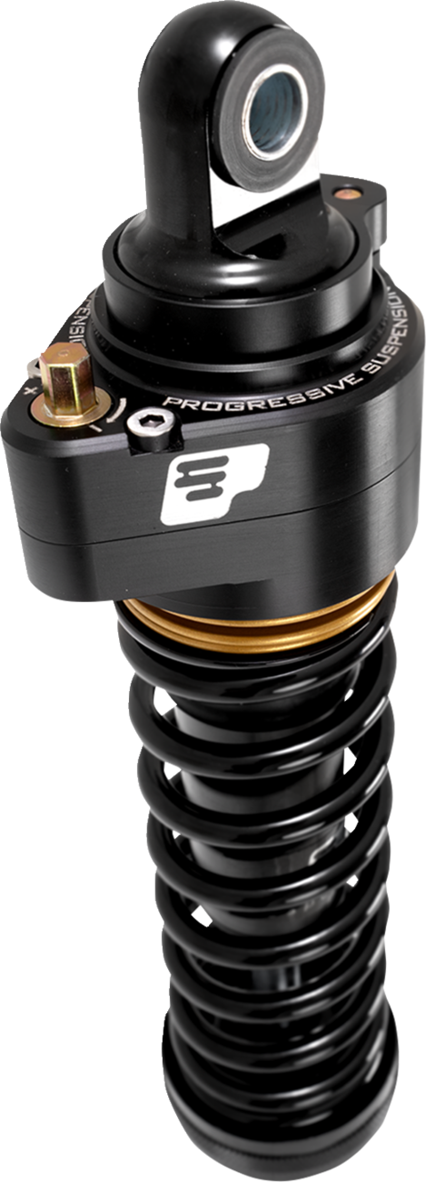 PROGRESSIVE SUSPENSION 944 Series Shock - 12.5" - 11" Ride Height - Ultra Low-QPS - Heavy Duty - Black/Gold 944-4019UL-QPS